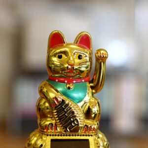 Cat Lucky Joy Decoration Gold  - Roy_Steinwandel / Pixabay